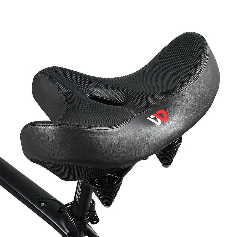 Extra Wide Breathable Ergonomic Bicycle Saddle, 8.5 x 11 in or 10.2 x 12.8 in