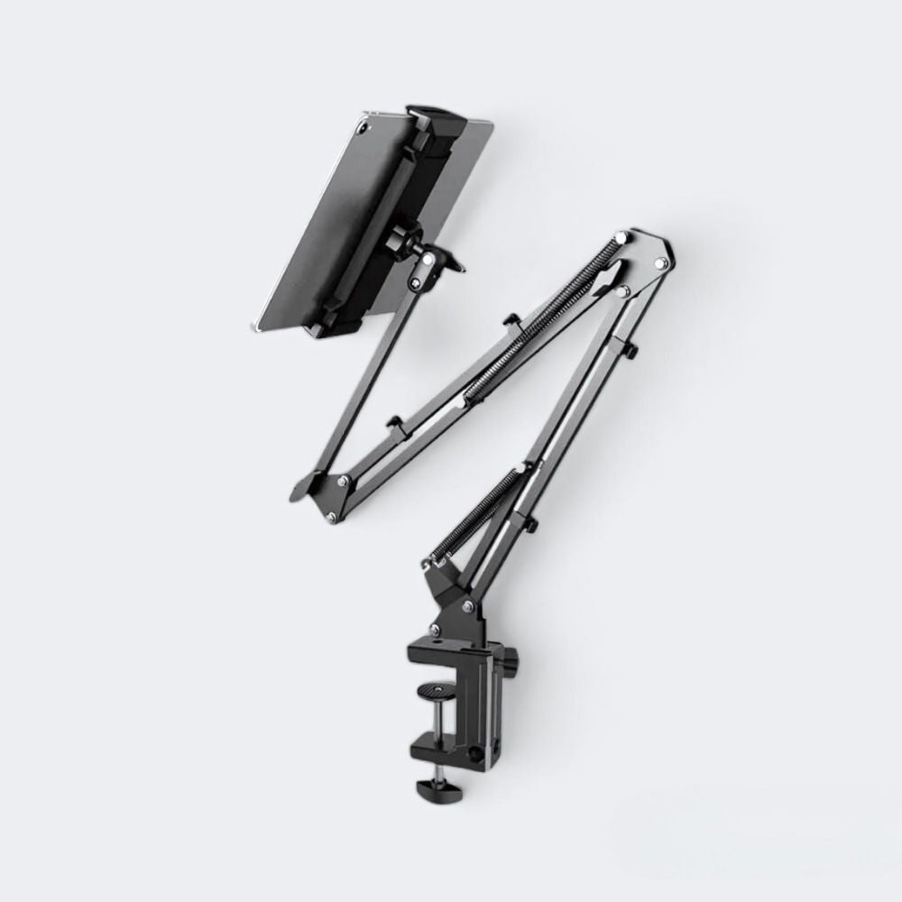 360° Rotatable Tablet Stand with Adjustable Aluminum Alloy Arm