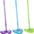Rotatable Adjustable Triangular Mop with Telescopic 54–90 cm Handle
