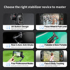 3-Axis Smartphone Gimbal Stabilizer with AI Tracking and Face Detection, view 5