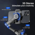 3-Axis Smartphone Gimbal Stabilizer with AI Tracking and Face Detection, view 6