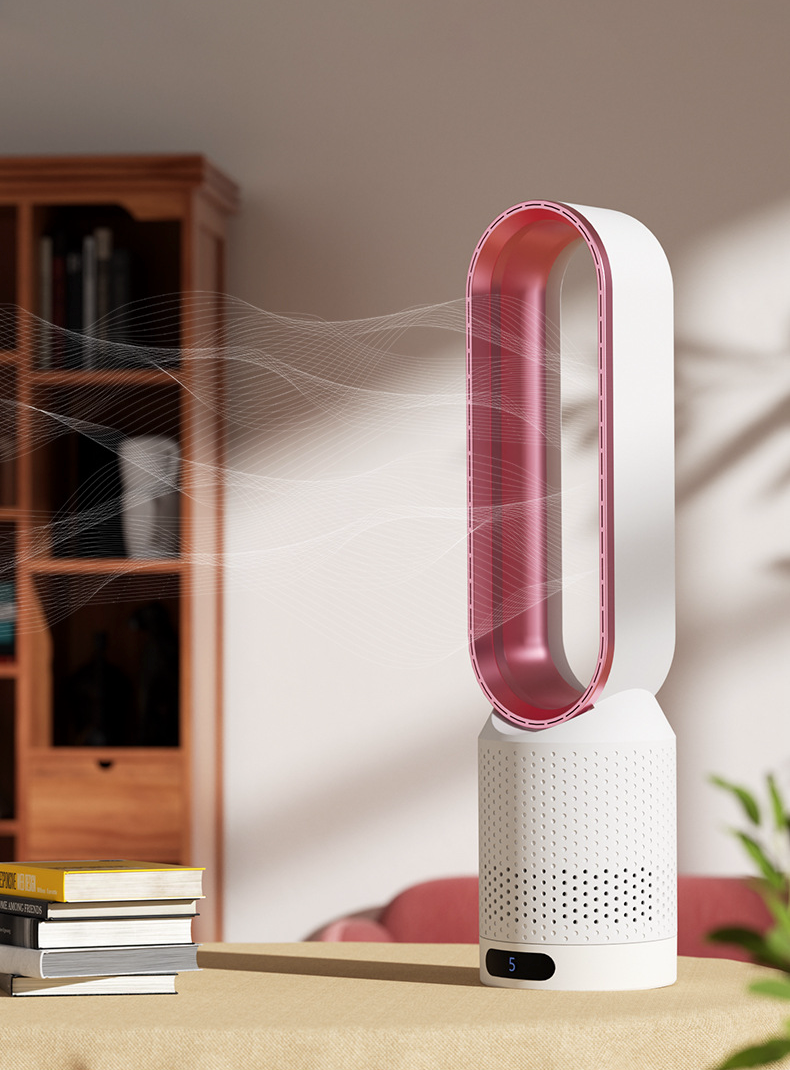 3-in-1 Air Cooler and Purifier with Ionization, 8 Speeds, 58 x 14.5 cm, view 3