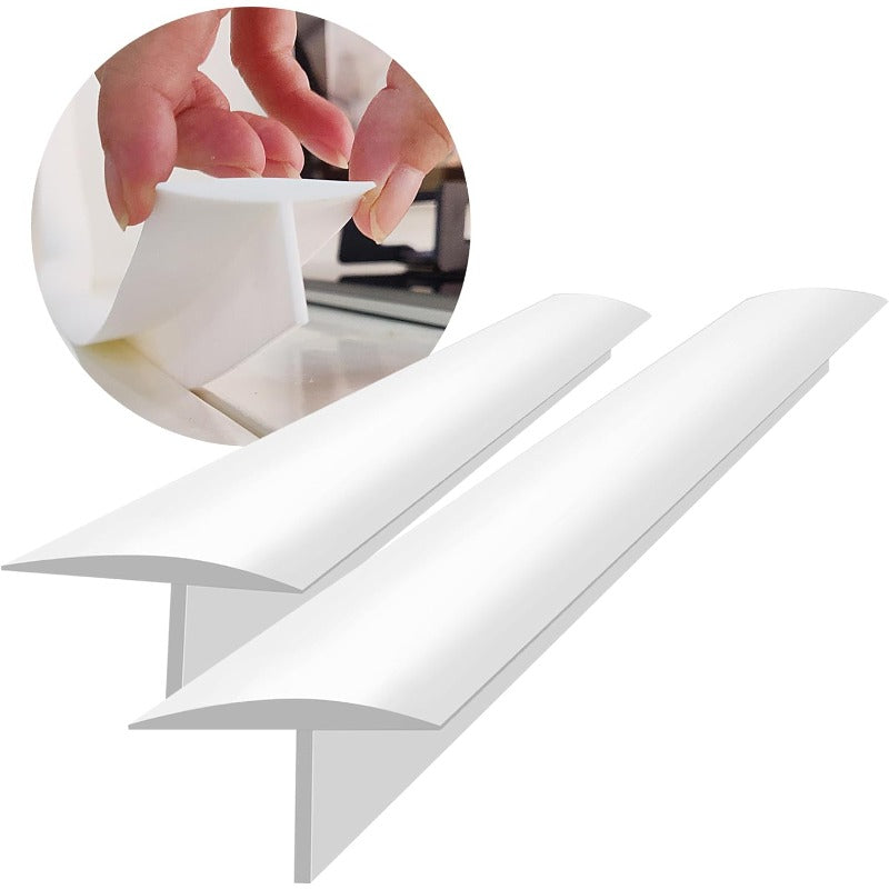 Silicone Stove Gap Covers, 21 in or 25 in, Trim-to-Fit