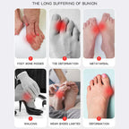 Hallux Valgus Foot Brace with Adjustable Side and Heel Straps