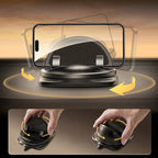 360° Rotating Car Phone Holder with Clamp for Dashboard or Air Vent, view 3