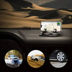 360° Rotating Car Phone Holder with Clamp for Dashboard or Air Vent, view 4