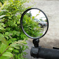360° Rotatable Bicycle Rearview Mirror, Round or Oval, Handlebar Mount