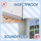 Self-Adhesive Weather Seal Strip, 2M PU Foam for Doors and Windows