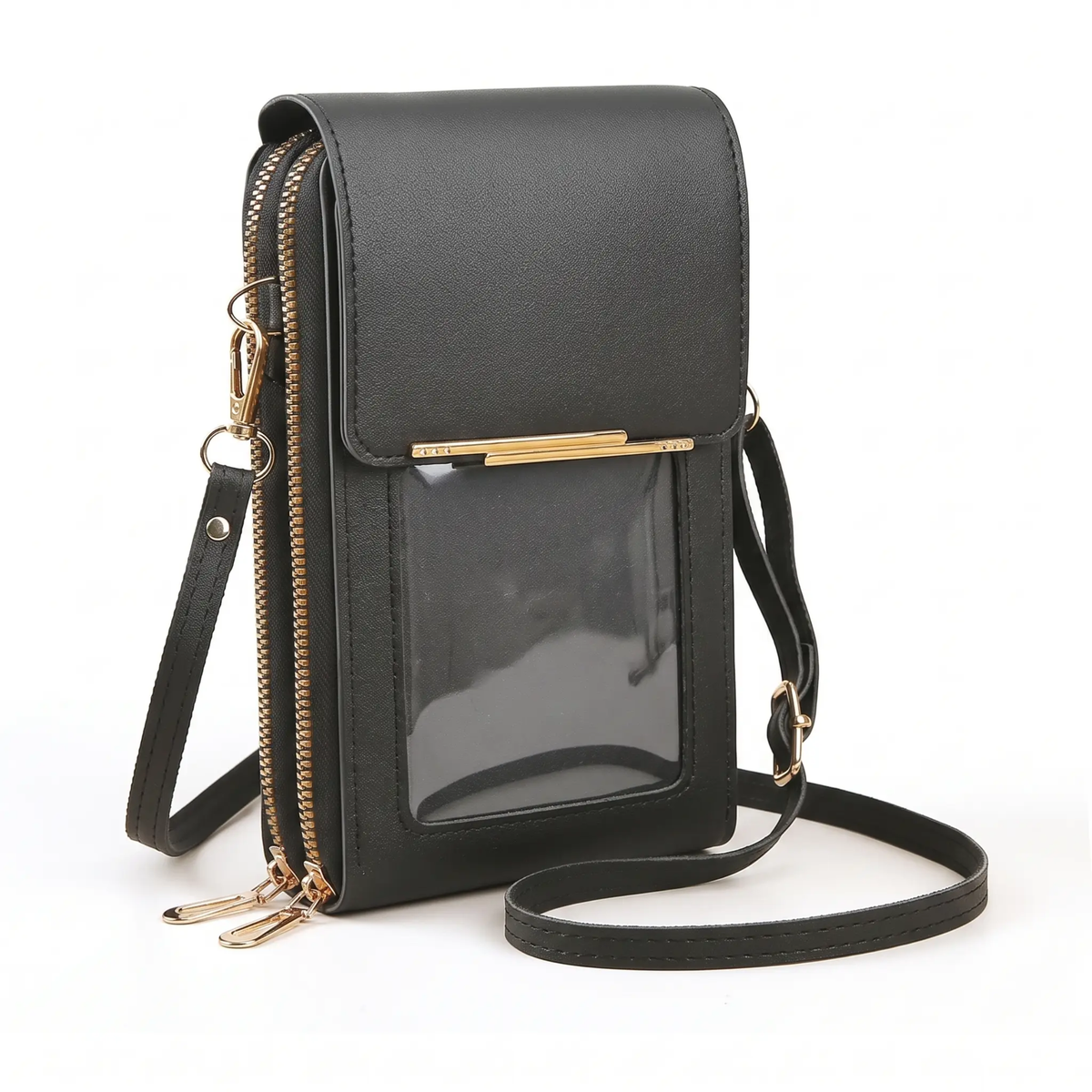 RFID-Blocking Crossbody Phone Wallet Bag for Phones Up to 6.7 in