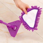 Rotatable Adjustable Triangular Mop with Telescopic 54–90 cm Handle