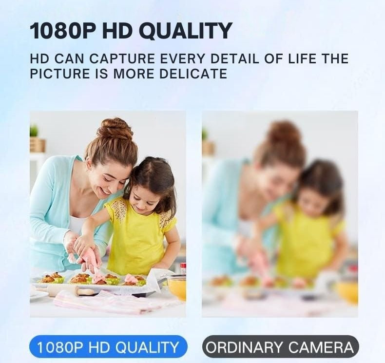 1080p Wireless WiFi Security Camera with App Control, Motion Detection & Night Vision