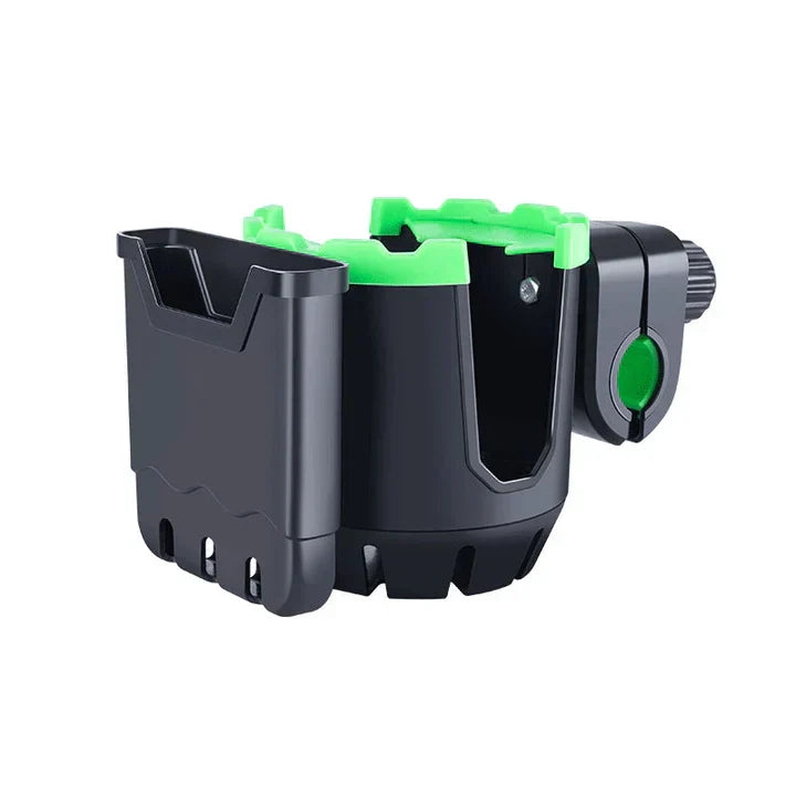 2-in-1 Universal Cup and Phone Holder for Strollers, Bikes & More