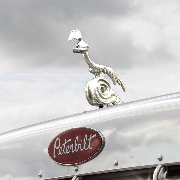 Road Runner Car Hood Ornament, Chrome-Plated Lead-Free Tin, 4 x 4 Inches