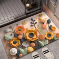 3D Textured Floral Mat | Thrascher