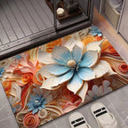3D Textured Floral Mat | Thrascher