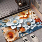 3D Textured Floral Mat | Thrascher