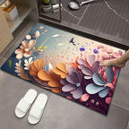 3D Textured Floral Mat | Thrascher