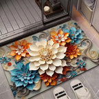 3D Textured Floral Mat | Thrascher
