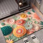 3D Textured Floral Mat | Thrascher