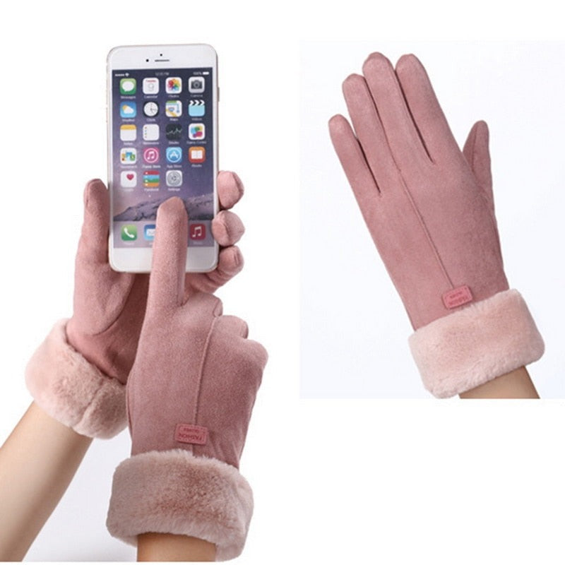 Thermal Winter Gloves with Fleece Lining and Touchscreen Fingers