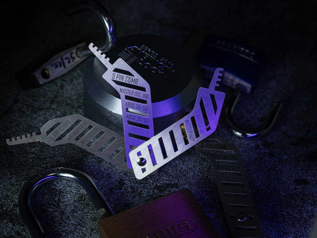 4-Pin, 5-Pin & 6-Pin Comb Lock Picks, 0.025” and 0.016” Thick, view 2