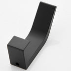 Aluminum Adhesive Wall Hooks, 7 × 2 × 3 cm, Black or White