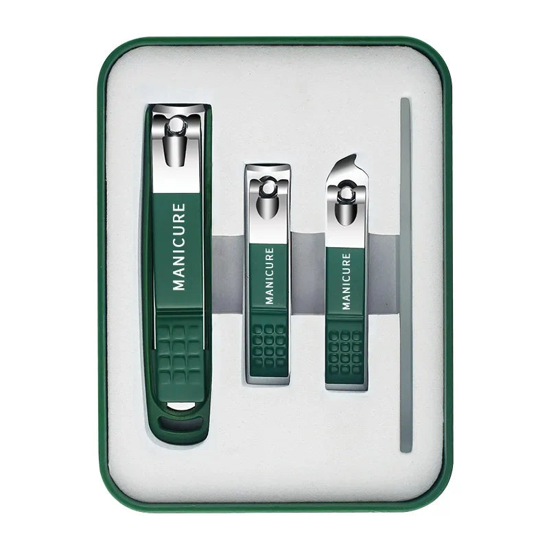 Stainless Steel Nail Clipper Set with Nail File