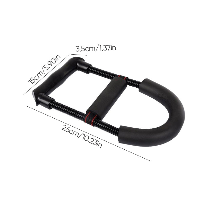 Adjustable Wrist Strengthener for Finger and Forearm Training, Black