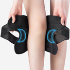 Knee Pads with Compression Springs and Adjustable Tension Strap