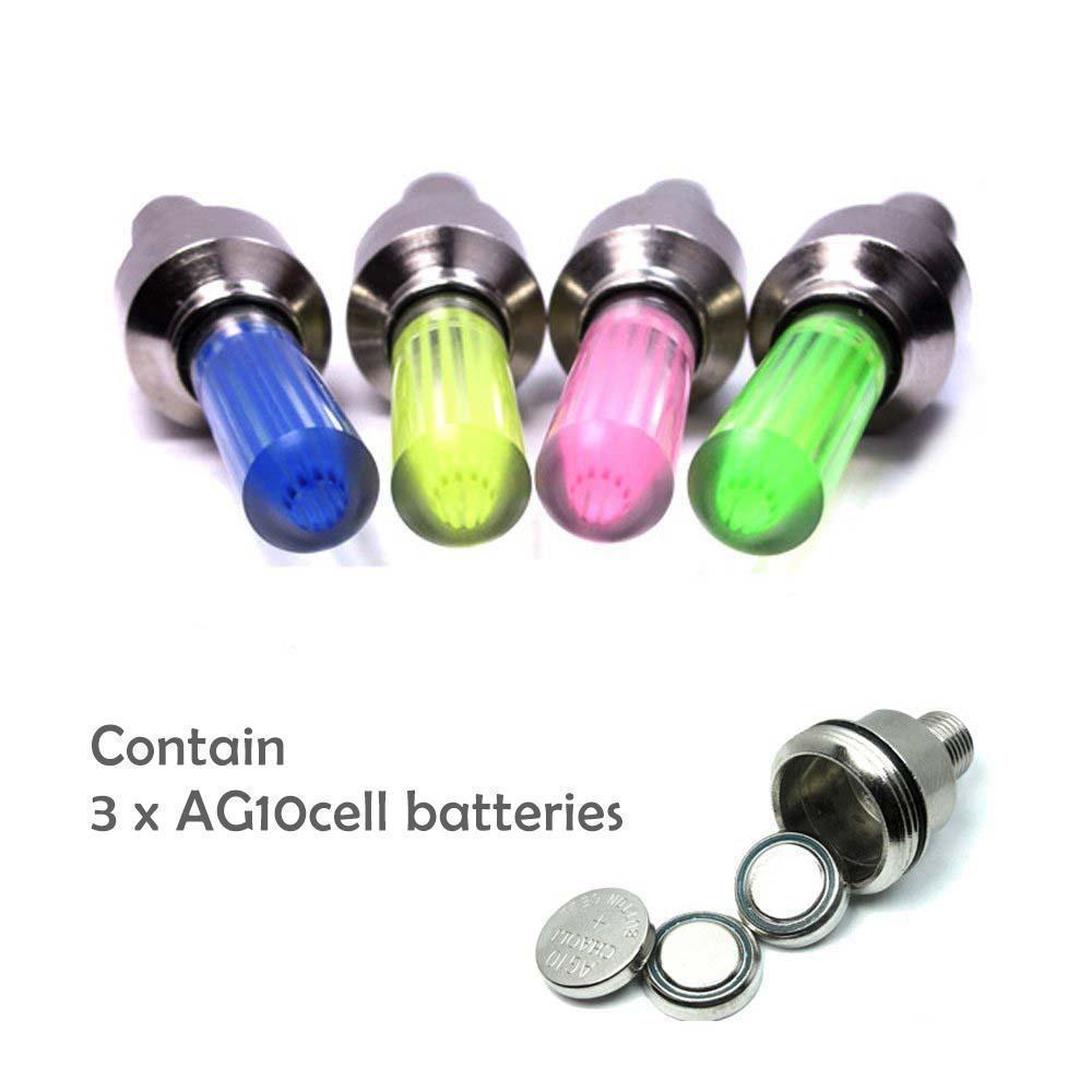 Motion-Activated LED Wheel Lights for Bikes, Cars & Motorcycles