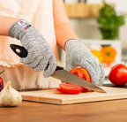 Cut-Resistant Work Gloves for Kitchen and Woodworking