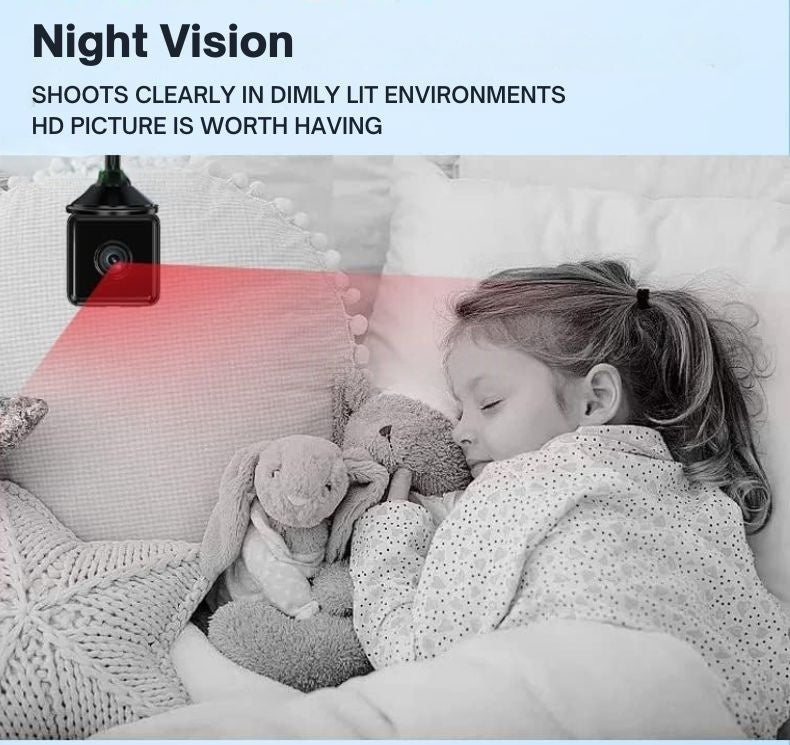 1080p Wireless WiFi Security Camera with App Control, Motion Detection & Night Vision