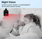 1080p Wireless WiFi Security Camera with App Control, Motion Detection & Night Vision