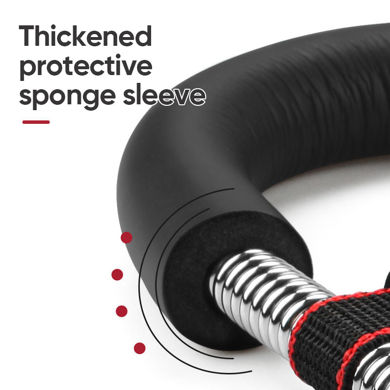 Adjustable Wrist Strengthener for Finger and Forearm Training, Black