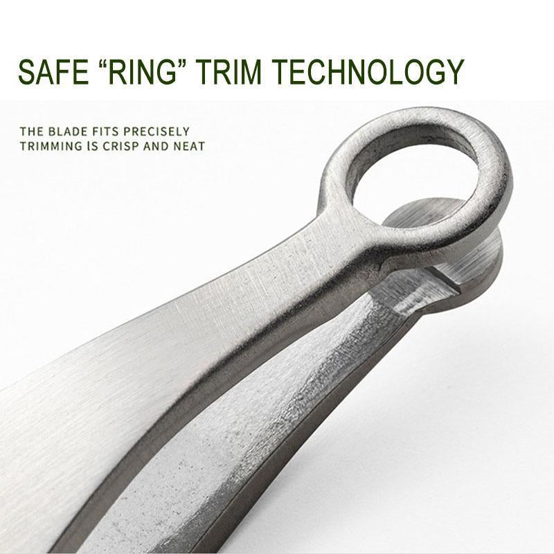 Manual Stainless Steel Nose Hair Trimmer Tweezers, 9.4 cm