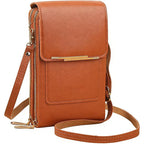 RFID-Blocking Crossbody Phone Wallet Bag for Phones Up to 6.7 in