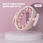 Manual Massage Roller with 360° Rollers, Adjustable Opening and Removable Handle