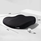 Memory Foam Car Seat Booster Cushion, 3-Inch Lift, 17 x 17 x 4 Inches