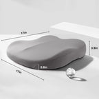 Memory Foam Car Seat Booster Cushion, 3-Inch Lift, 17 x 17 x 4 Inches