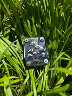Mini Flower Press, 35 × 50 mm, Silver Sheet and Brass Details