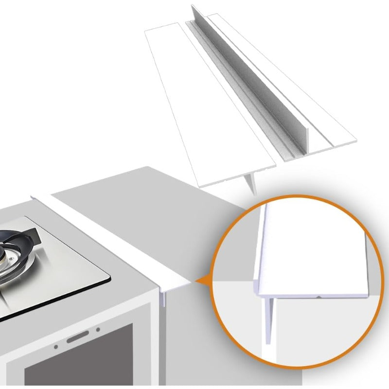Silicone Stove Gap Covers, 21 in or 25 in, Trim-to-Fit
