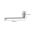 Stainless Steel Wall-Mounted Pot Filler Faucet, Single Handle
