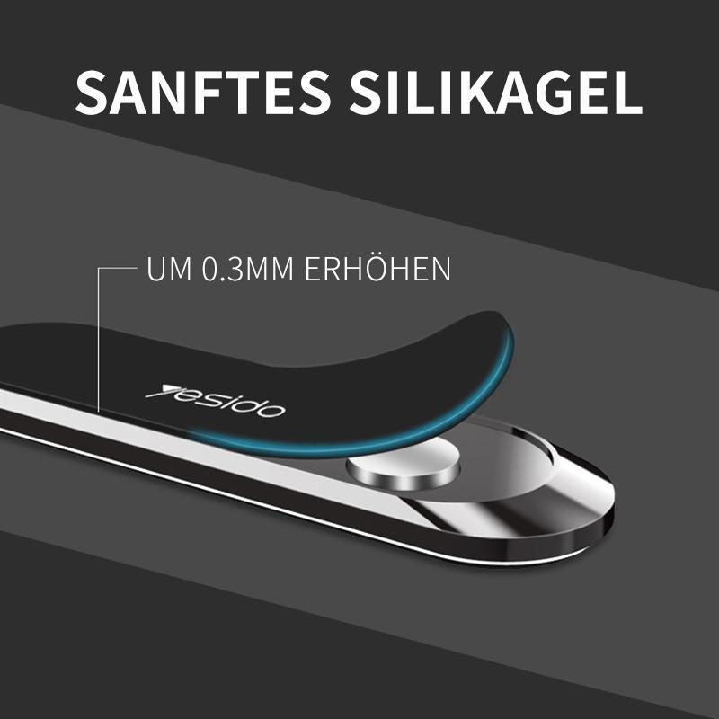 Magnetic Phone Holder with 360° Rotation, Zinc Alloy and Silicone