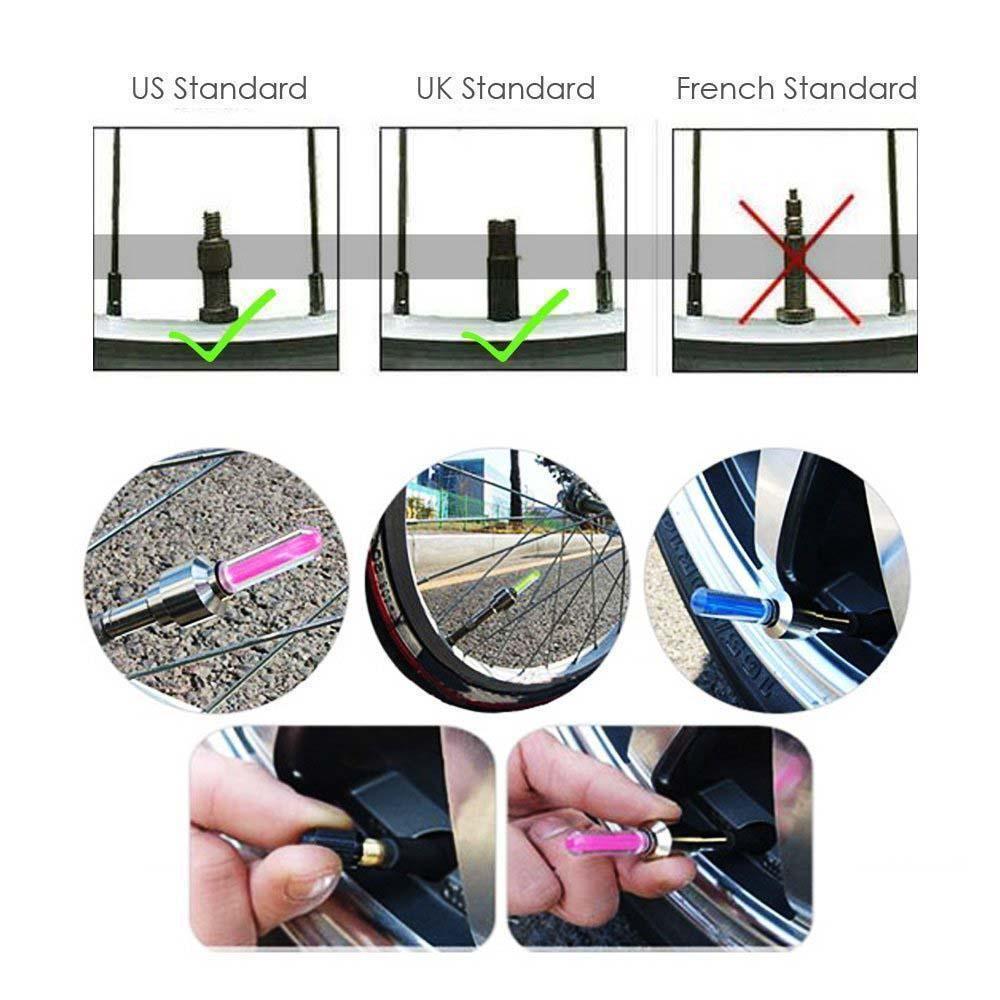 Motion-Activated LED Wheel Lights for Bikes, Cars & Motorcycles