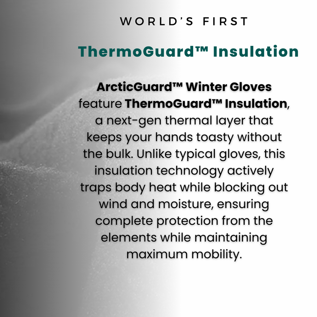 Thermal Water-Resistant Winter Gloves with Touchscreen Fingertips for Biking and Golf