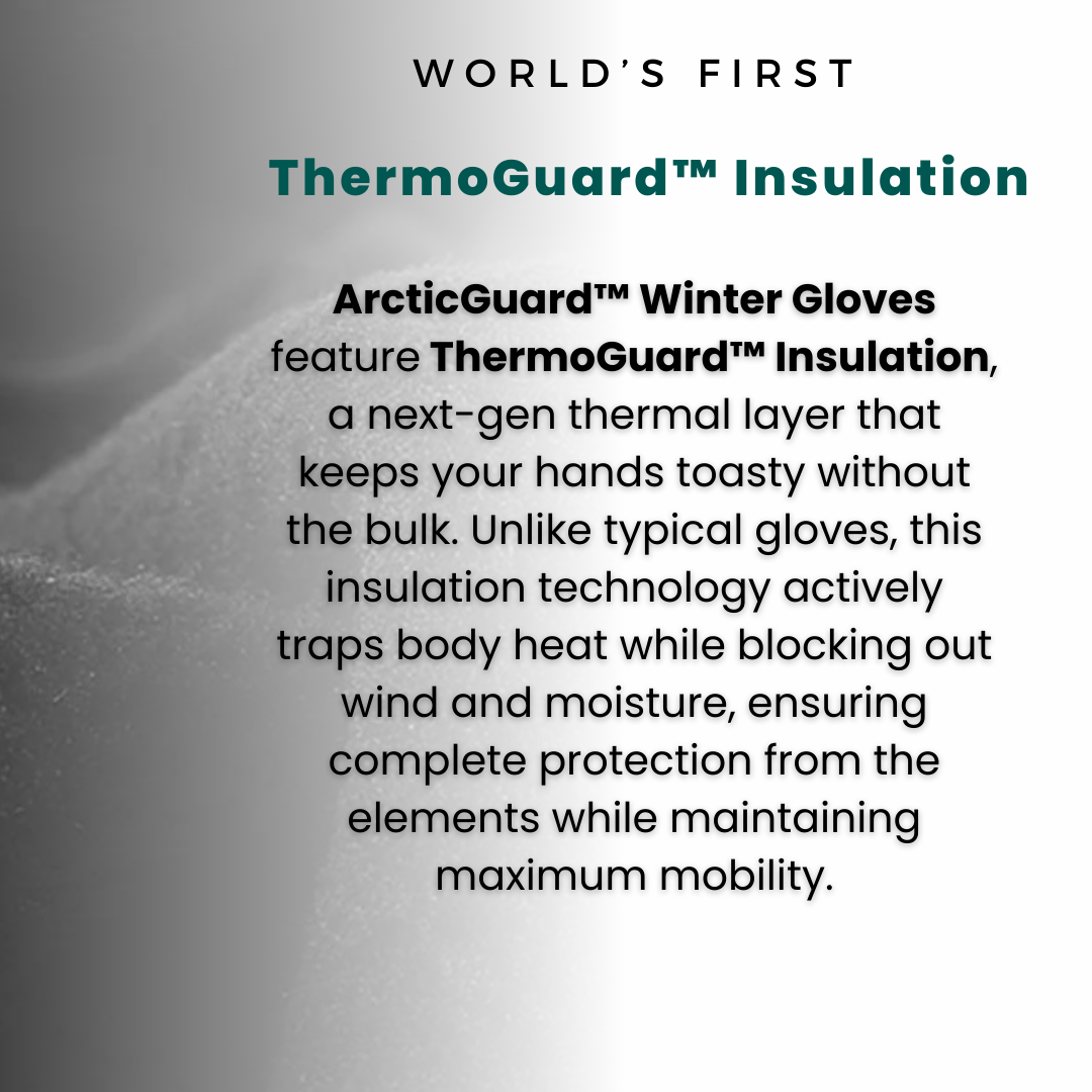 Thermal Water-Resistant Winter Gloves with Touchscreen Fingertips for Biking and Golf