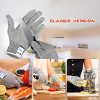 Cut-Resistant Work Gloves for Kitchen and Woodworking