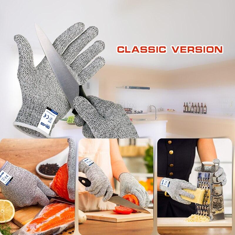 Cut-Resistant Work Gloves for Kitchen and Woodworking