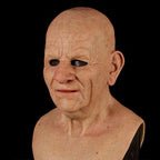 Natural Latex Bearded Costume Mask for Adults, Fits Heads up to 62 cm