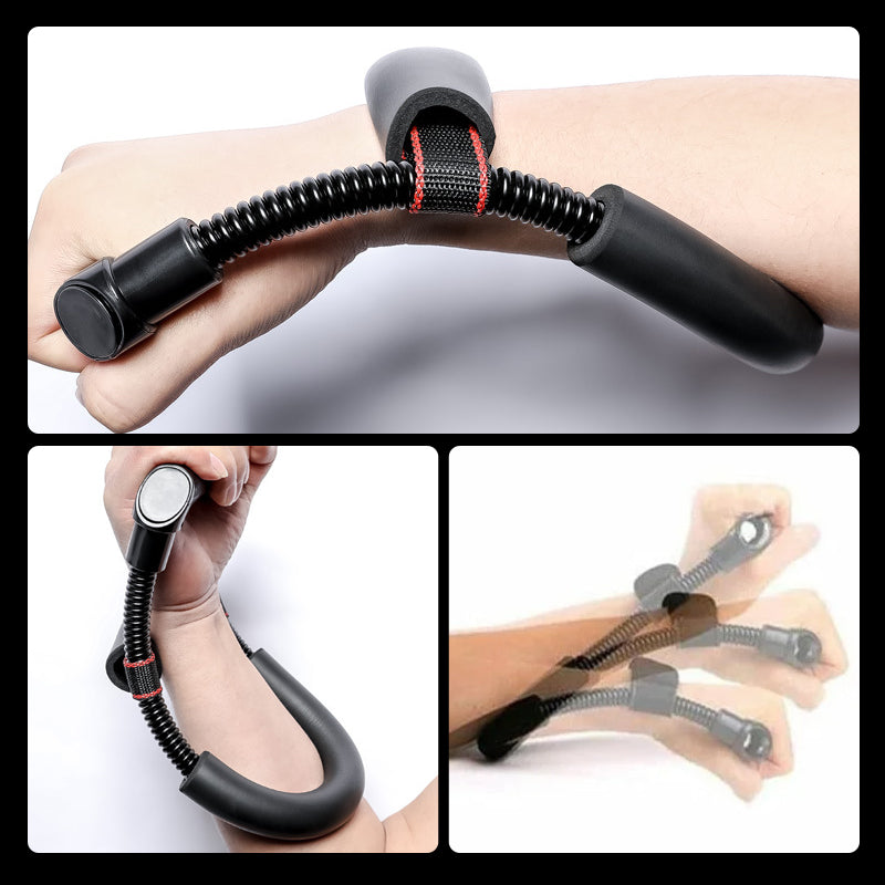 Adjustable Wrist Strengthener for Finger and Forearm Training, Black